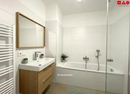 Möblierungsvorschlag Badezimmer KI generiert