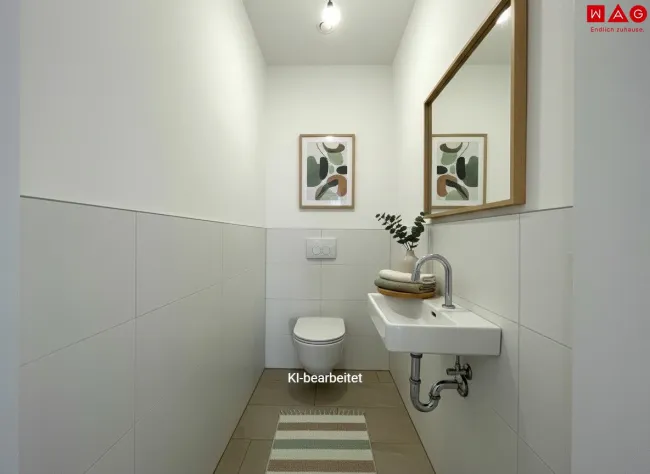Möblierungsvorschlag WC KI generiert