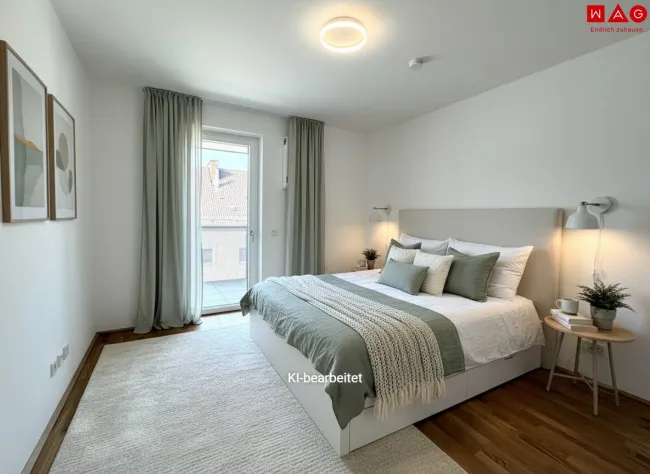 Möblierungsvorschlag Schlafzimmer KI generiert