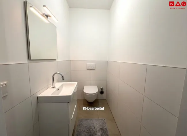 Möblierungsvorschlag WC KI generiert