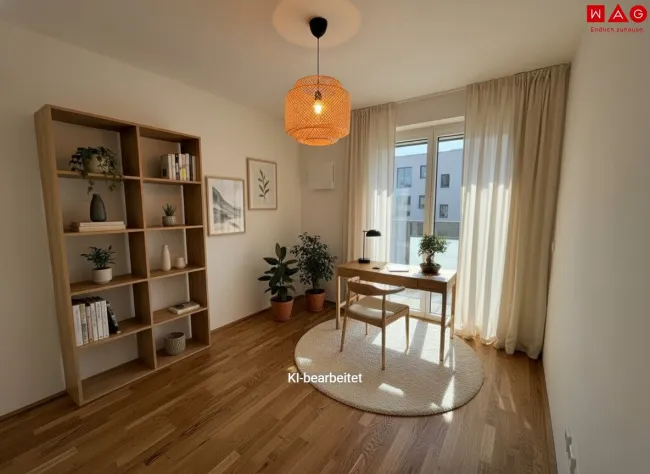 Möblierungsvorschlag Homeoffice KI generiert