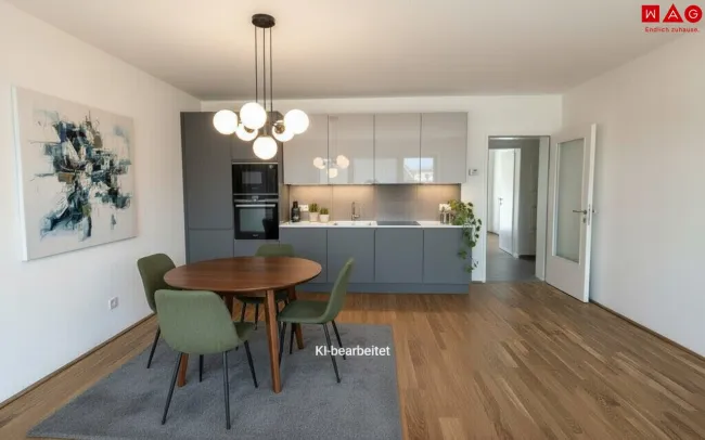 Möblierungsvorschlag Wohnzimmer KI generiert