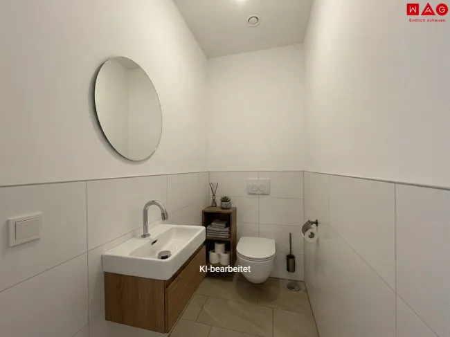 WC möbliert KI generiert