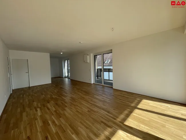 Wohnzimmer möbliert KI generiert