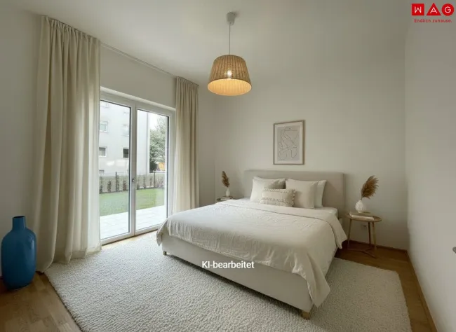 Möblierungsvorschlag Schlafzimmer KI generiert
