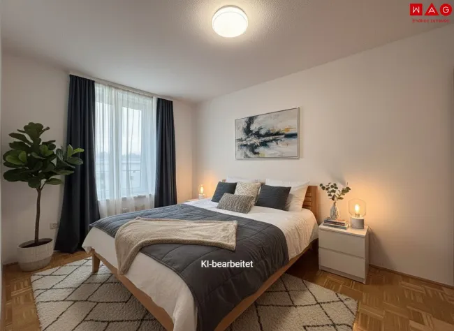 KI generiertes Schlafzimmer