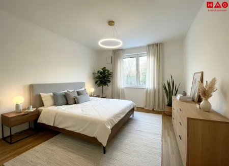 Schlafzimmer KI generiert