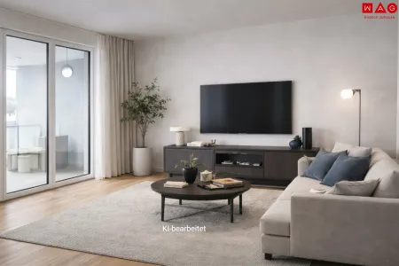 Möblierungsvorschlag Wohnzimmer KI generiert