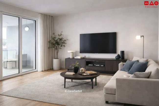Möblierungsvorschlag Wohnzimmer KI generiert