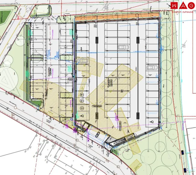 Stellplatzplan Parkhaus
