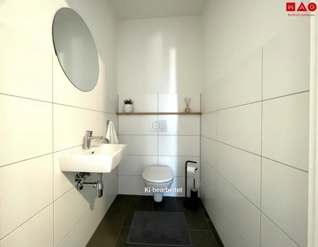Möblierungsvorschlag WC KI generiert