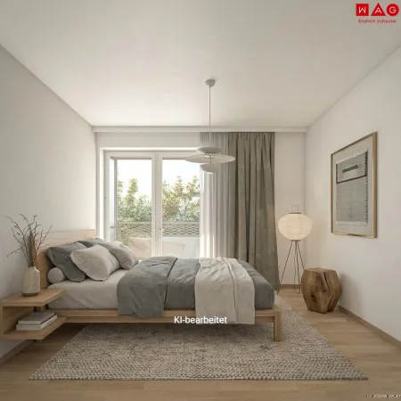 Möblierungsvorschlag Schlafzimmer KI generiert