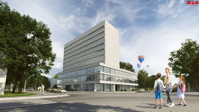 Sicherer heller Tiefgaragenstellplatz MIT E-LADESTATION, direkt neben dem Forum OED und ÄRZTEZENTRUM OED im Haus WAG - Titelbild