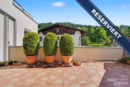 Sonnige 3-Zimmer-Wohnung mit großer Terrasse, 2 Balkonen & Doppelgarage in Volders, Tirol