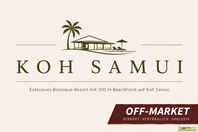 Exklusives Boutique-Resort mit 100 m Beachfront auf Koh Samui. - Titelbild