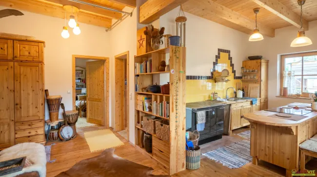 Moderner Holz-Bungalow in absoluter Ruhelage mit großem botanischem Garten - Bild