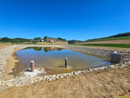 Naturidylle in der Südsteiermark - Teichanlage mit eigener Quelle und Fischerhütte in Vorbereitung