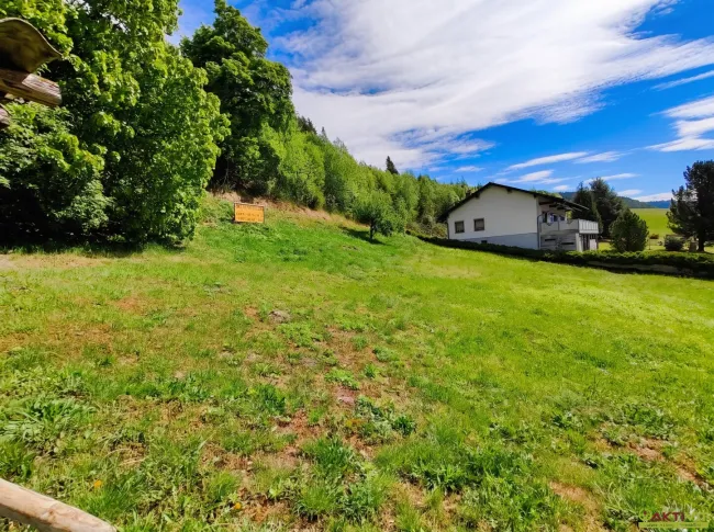 Sonniges Baugrundstück mit rund 1.200 m² und Bergblick im Liesingtal. - Bild