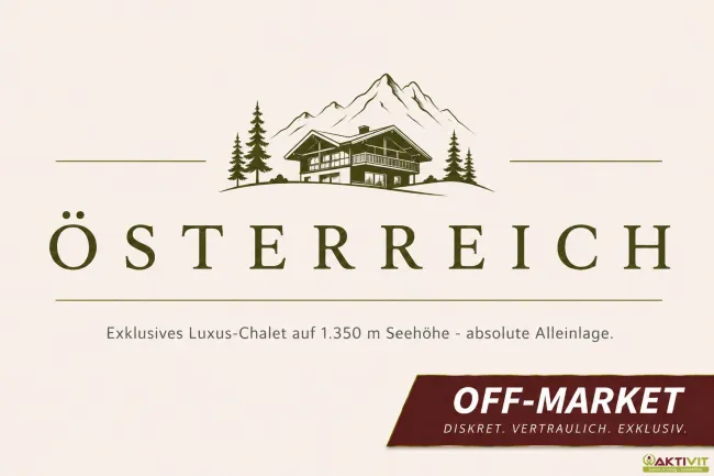 Exklusives Luxus-Chalet auf 1.350 m Seehöhe - absolute Alleinlage. - Titelbild