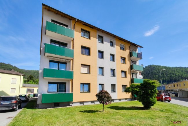 Zentral wohnen in Kindberg - gepflegte 3-Zimmer-Wohnung mit Balkon