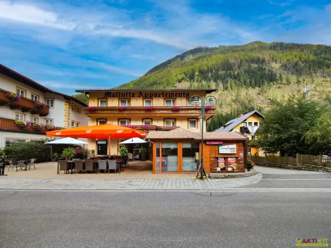 Hotel in Mallnitz im Nationalpark Hohe Tauern – mit 15 Zimmern und Restaurant, betriebsbereit. - Titelbild