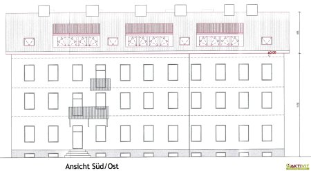 2 Rohdachböden baubewilligt. - 6 Wohneinheiten mit rund 450 m² WNFL. - Wohnlage nahe Lendplatz.