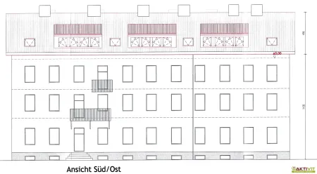 2 Rohdachböden baubewilligt. - 6 Wohneinheiten mit rund 450 m² WNFL. - Wohnlage nahe Lendplatz.