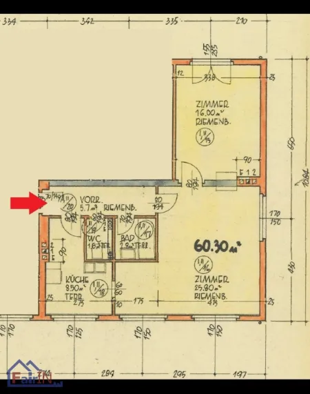 Sanierungsbedürftige 2-Zimmer-Wohnung in Purkersdorf - Ihr Projekt für 149.500 €!