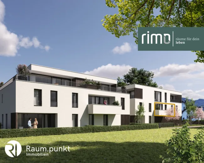 2-Zimmer-Terrassenwohnung in Altach - Ruhelage / Top A3 - Titelbild