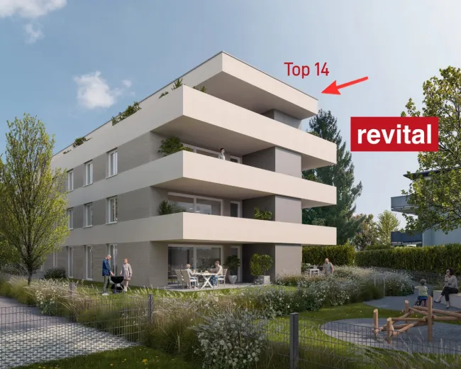 1A-Lage von Lustenau - Ruhige und Zentrale Dachgeschosswohnung - Top 14 - Titelbild
