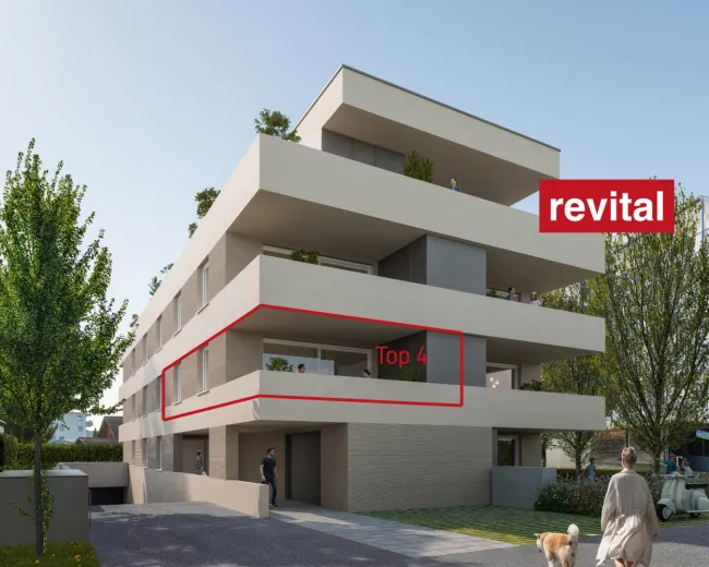 1A-Lage von Lustenau - Ruhige und Zentrale Terrassenwohnung - Top 4 - Titelbild
