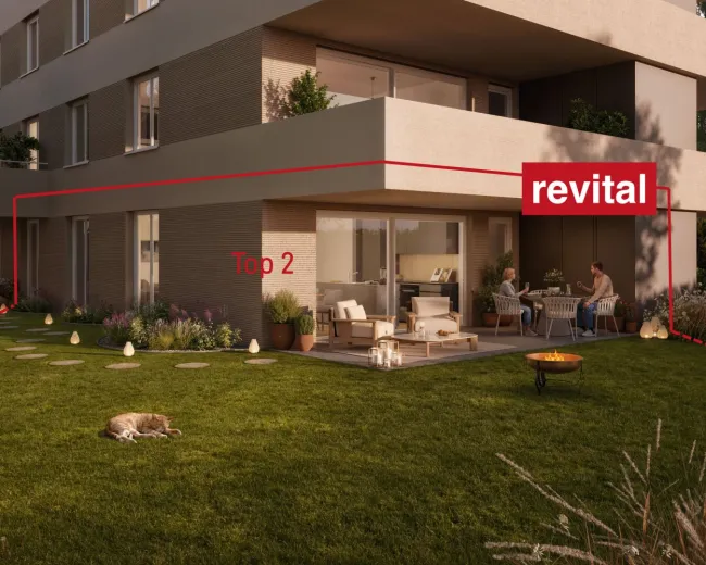1A-Lage von Lustenau - Ruhige und Zentrale Gartenwohnung - Top 2 - Titelbild