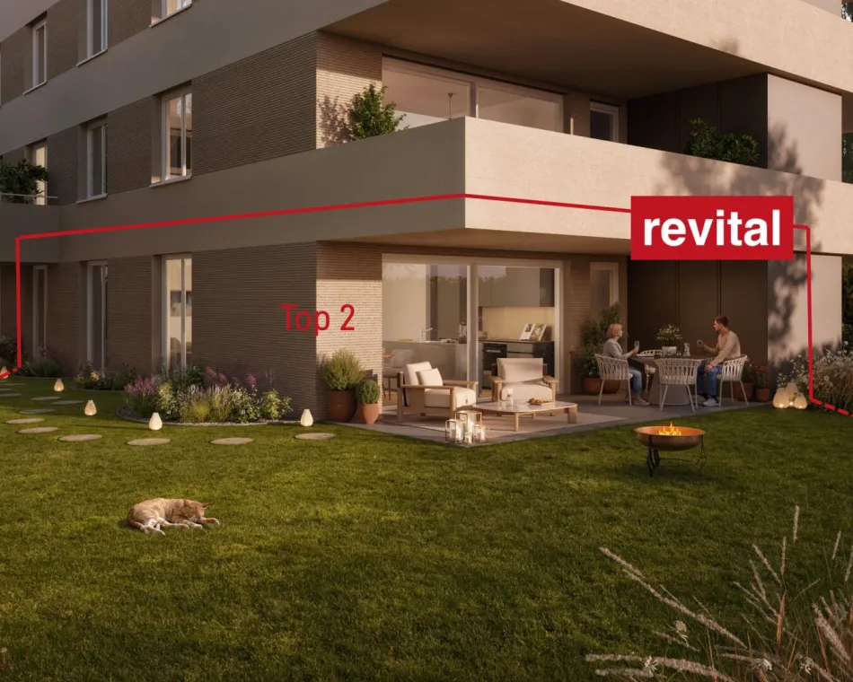 1A-Lage von Lustenau - Ruhige und Zentrale Gartenwohnung - Top 2 - Titelbild