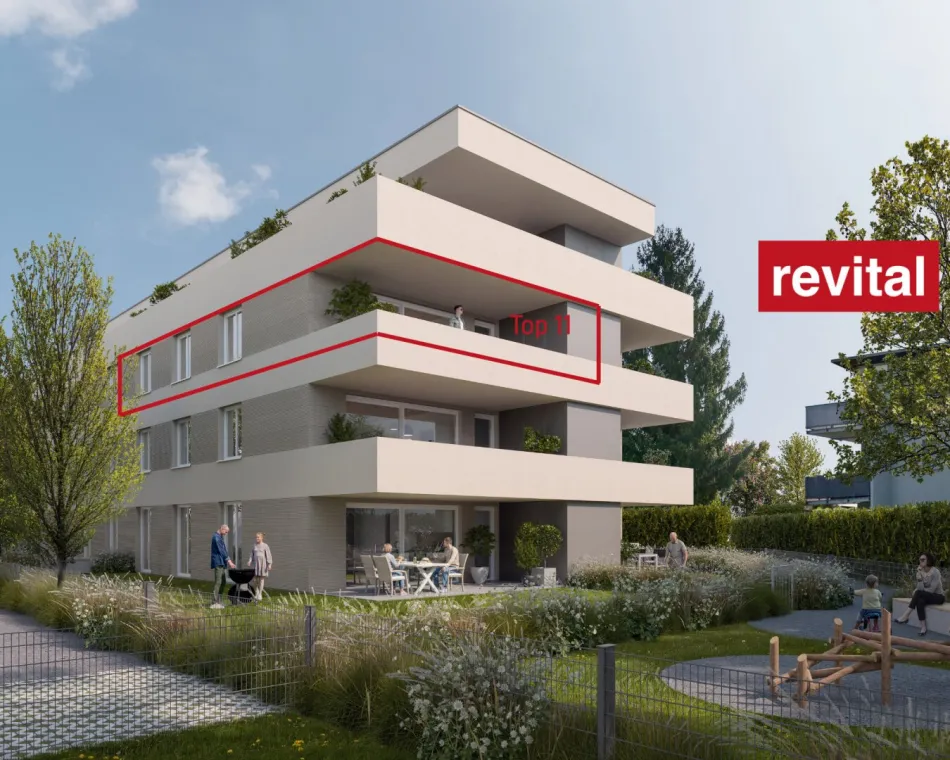1A-Lage von Lustenau - Ruhige und Zentrale Terrassenwohnung - Top 11 - Titelbild