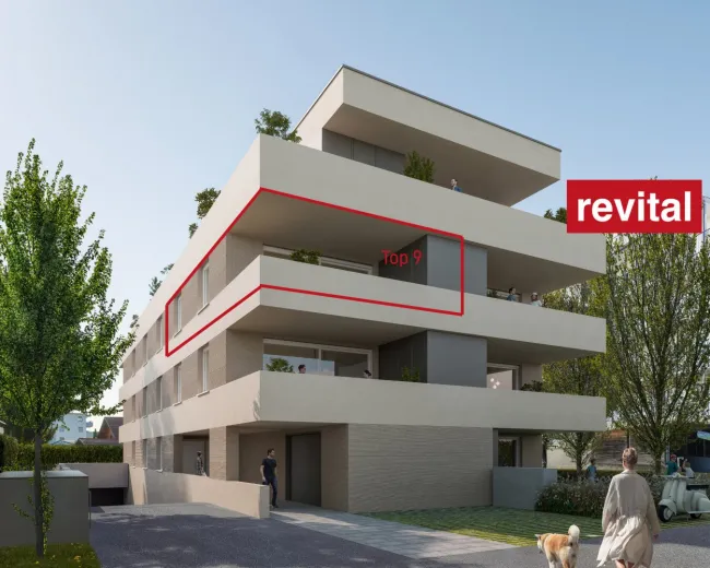 1A-Lage von Lustenau - Ruhige und Zentrale Terrassenwohnung - Top 9 - Titelbild