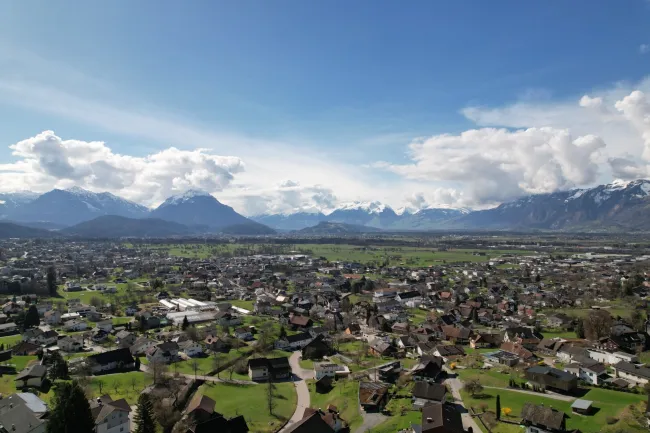 Grundstück in Hanglage mit idyllischem Ausblick und Wald in Klaus - Bild
