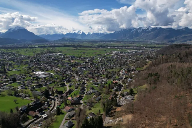 Einfamilienhaus / Studie in Hanglage mit idyllischem Ausblick und Wald in Klaus - Bild