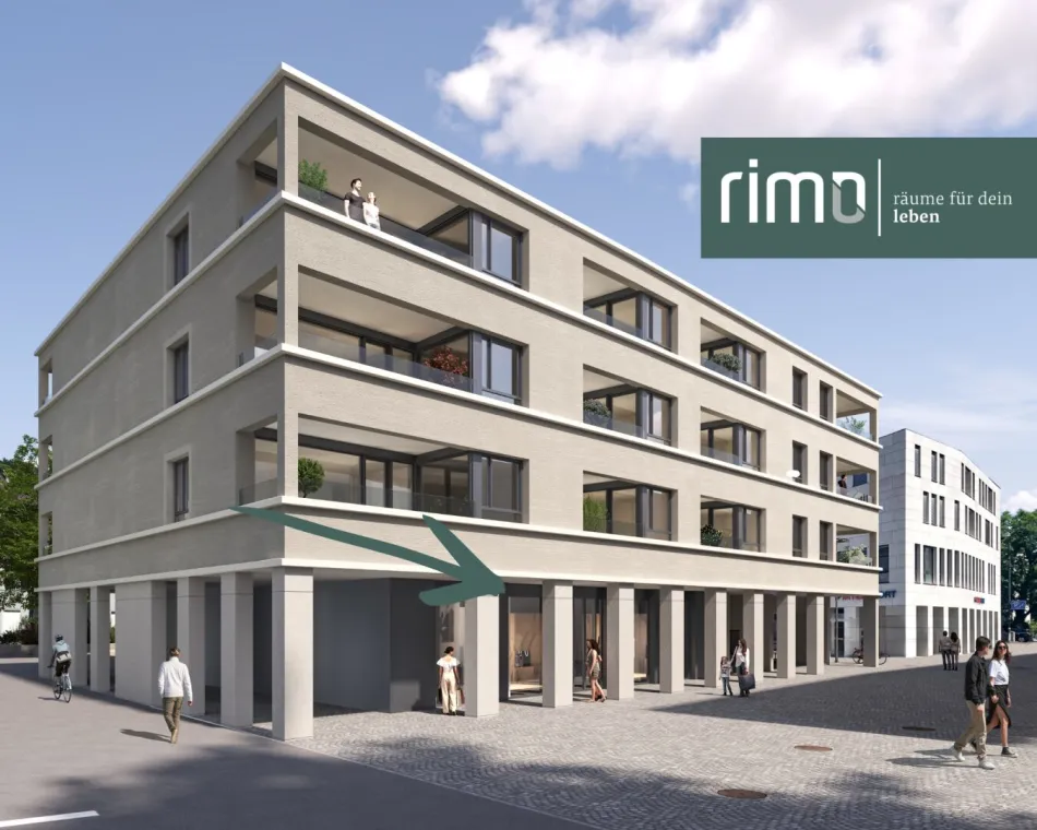 Gewerbefläche (Einzelhandel, Büro, Praxis) mit 277 m² mitten in Feldkirch - Erstbezug! - Titelbild