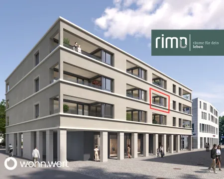 2-Zimmerwohnung am Jahnplatz inmitten von Feldkirch - Erstbezug - zu mieten - Top A2.5