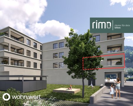 2-Zimmerwohnung am Jahnplatz inmitten von Feldkirch - Erstbezug - zu mieten - Top A1.8