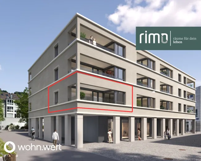 2-Zimmerwohnung am Jahnplatz inmitten von Feldkirch - Erstbezug - zu mieten - Top A1.7 - Titelbild