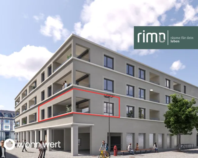 3-Zimmerwohnung am Jahnplatz inmitten von Feldkirch - Erstbezug - zu mieten - Top A1.4 - Titelbild