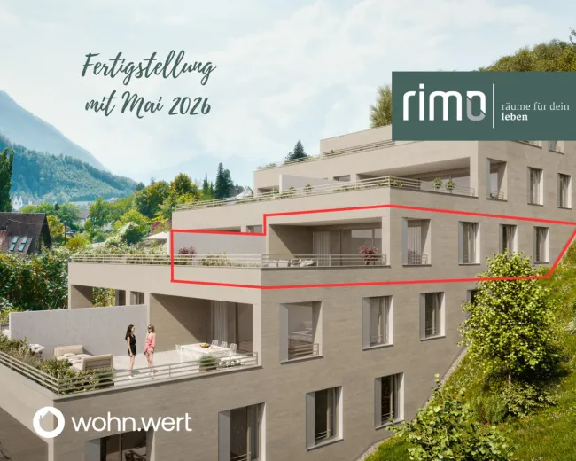 Wohnanlage "Hillside" - Traumhafte 3-Zimmerwohnung mit imposanter Terrasse - Top 17 - Titelbild