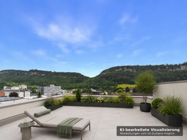 Wohnanlage "Hillside" - Traumhafte 3-Zimmerwohnung mit imposanter Terrasse - Top 17 - Bild