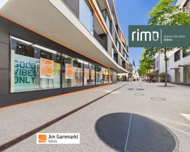 Geschäftsfläche in stark frequentierter Lage am Garnmarkt in Götzis mit ca. 175 m² - Bild