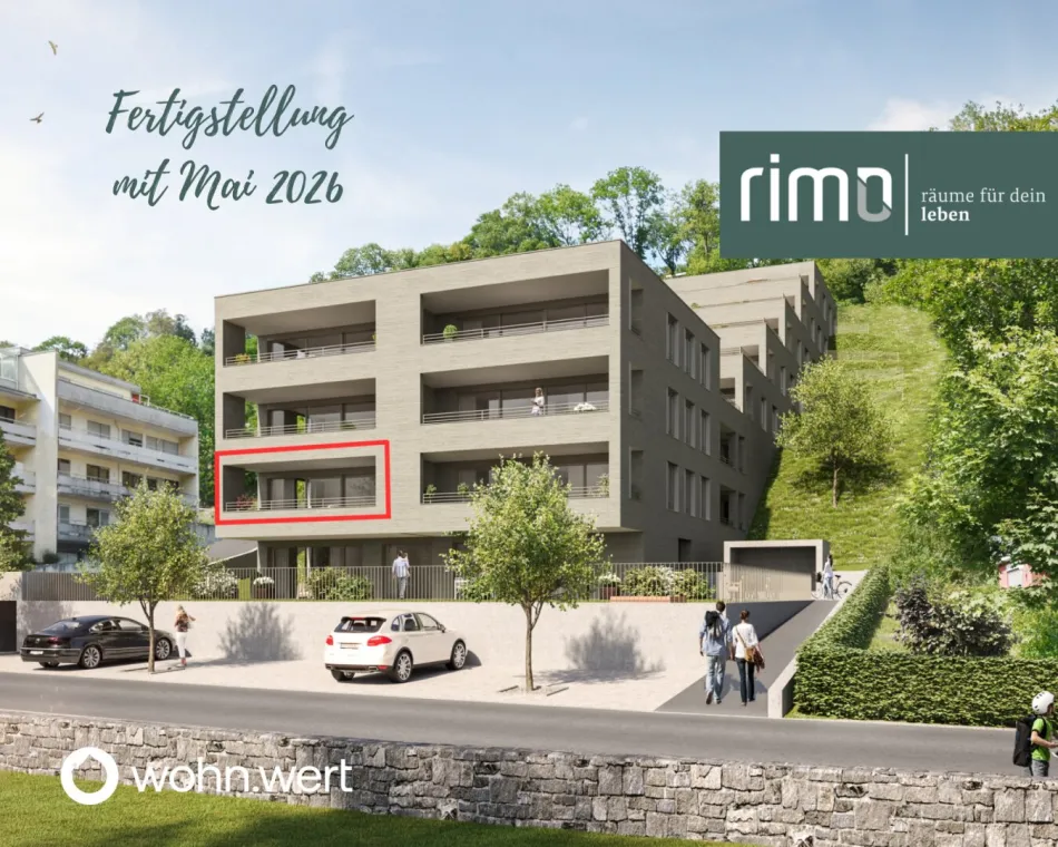 Wohnanlage "Hillside" - Traumhafte 3-Zimmerwohnung mit großzügiger Terrasse - Top 02 - Titelbild