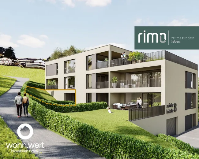 Wohnanlage "Sonnenseite" - Wunderbare 2-Zimmer-Gartenwohnung - Top 1 - Titelbild