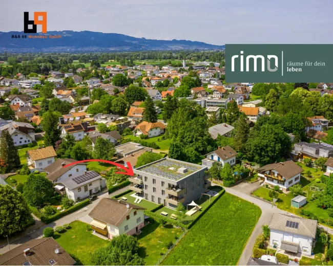 3-Zimmer-Dachgeschosswohnung - Altach, Löwengasse / Top 6 - Titelbild