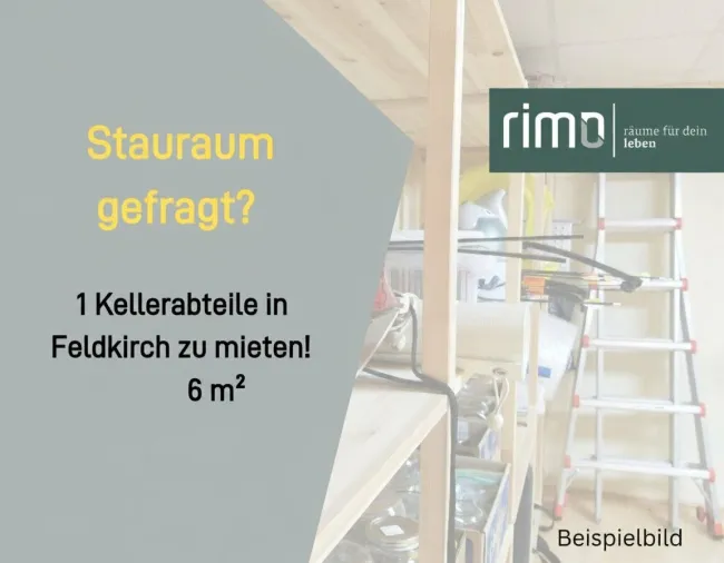 Lager in Feldkirch zu mieten! ca. 6 m² - Titelbild