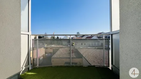 550m zur U3 - 15 Min zum Stephansplatz - Seitenstraße Ruhelage - sonnige Loggia mit Weitblick